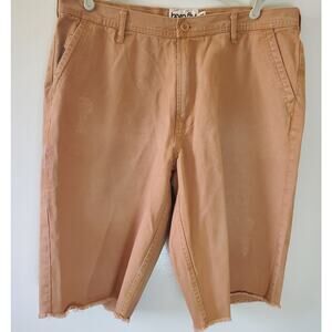 Born Fly Men's Size 36 X 12 Shorts Brown Rust Fray Distress Surf Skate Sand